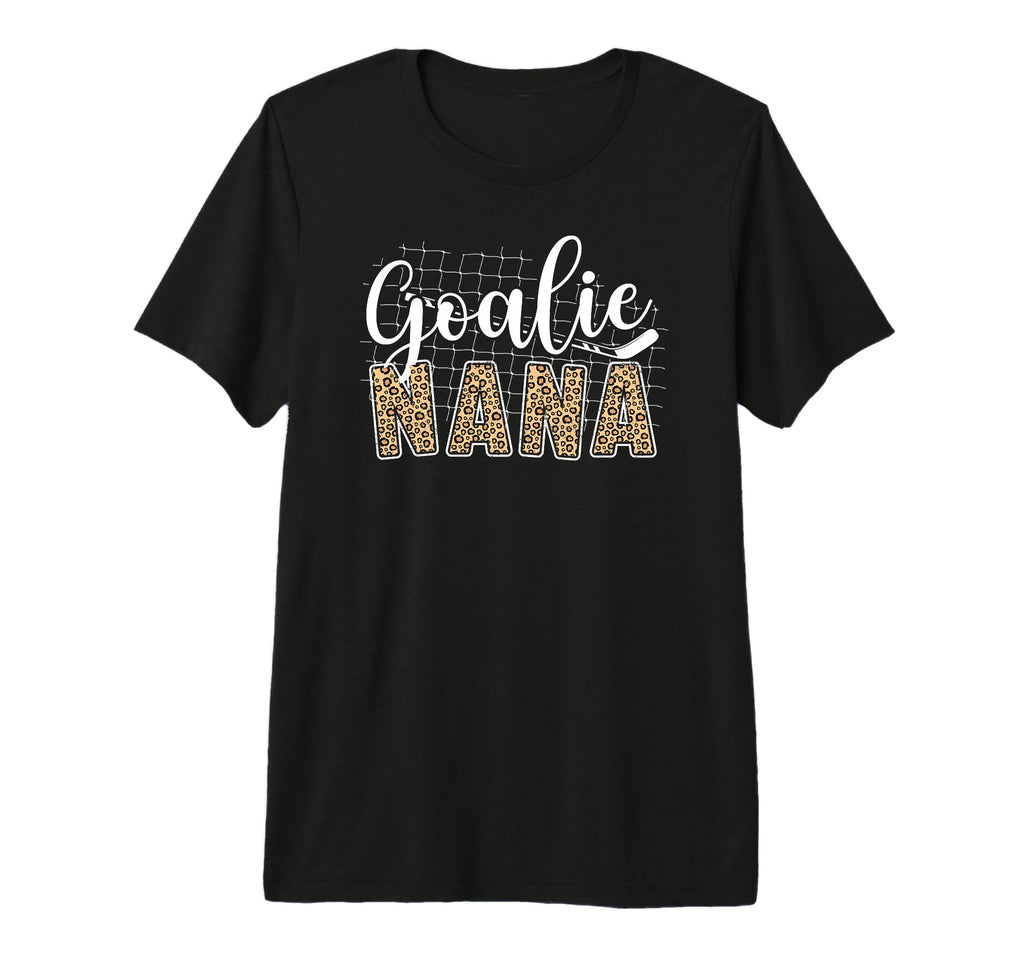Ice Hockey Goalie Nana Hockey Keeper T-Shirt - Unique Graphic Men Women - T-Shirt, Sweatshirt, Hoodie