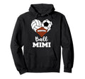 Ball Mimi Heart Funny Volleyball Soccer Hoodie - Custom Art Print Unisex - T-Shirt, Sweatshirt, Hoodie
