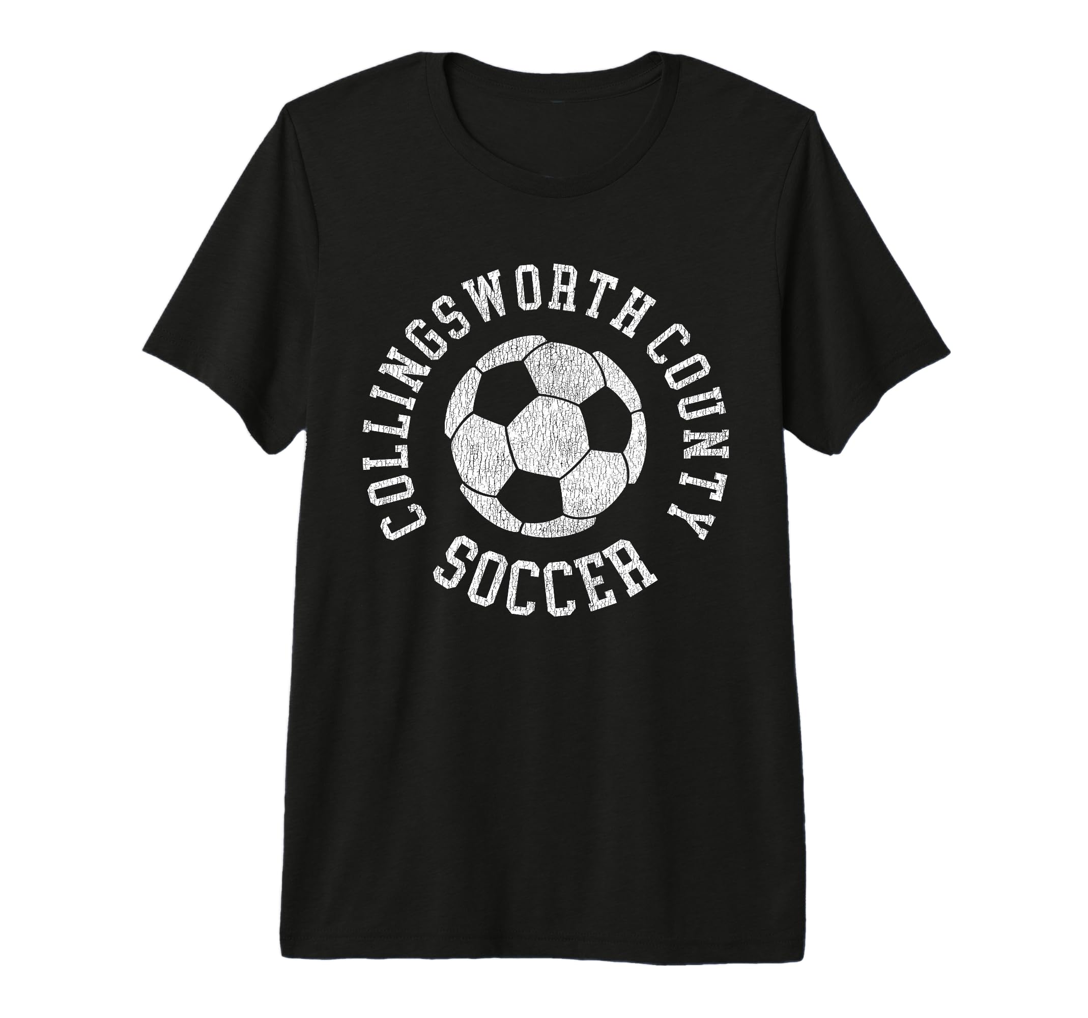 Collingsworth County Soccer Distressed 90S T-Shirt - Graphic Print Unisex - T-Shirt, Sweatshirt, Hoodie