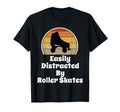 Easily Distracted Roller Skates Skating T-Shirt - Custom Art Print Unisex - T-Shirt, Sweatshirt, Hoodie