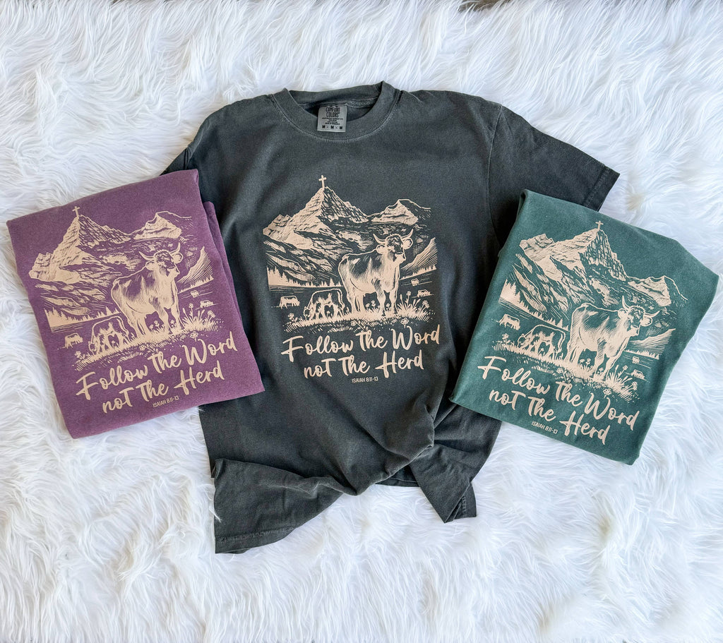 Follow the Word Christian Faith Summer Graphic - Adult & Kids T-Shirts, Sweatshirts & Hoodies apparel design preview 1