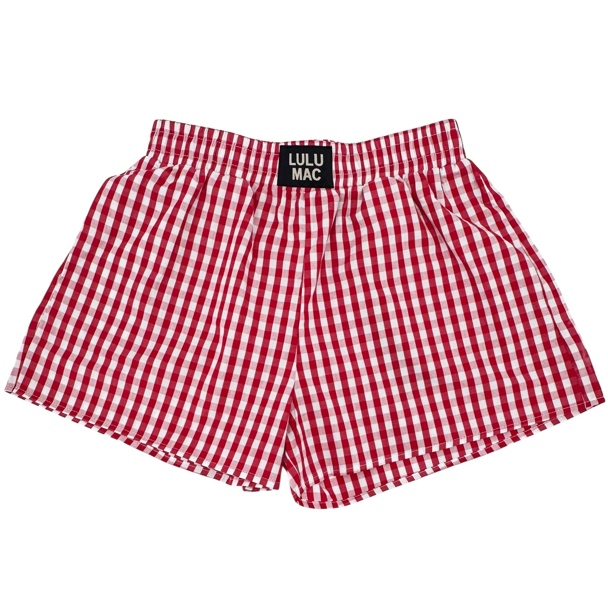 Bxgh-Red Gingham Boxer Short - Adult & Kids T-Shirts, Sweatshirts & Hoodies apparel design preview 1