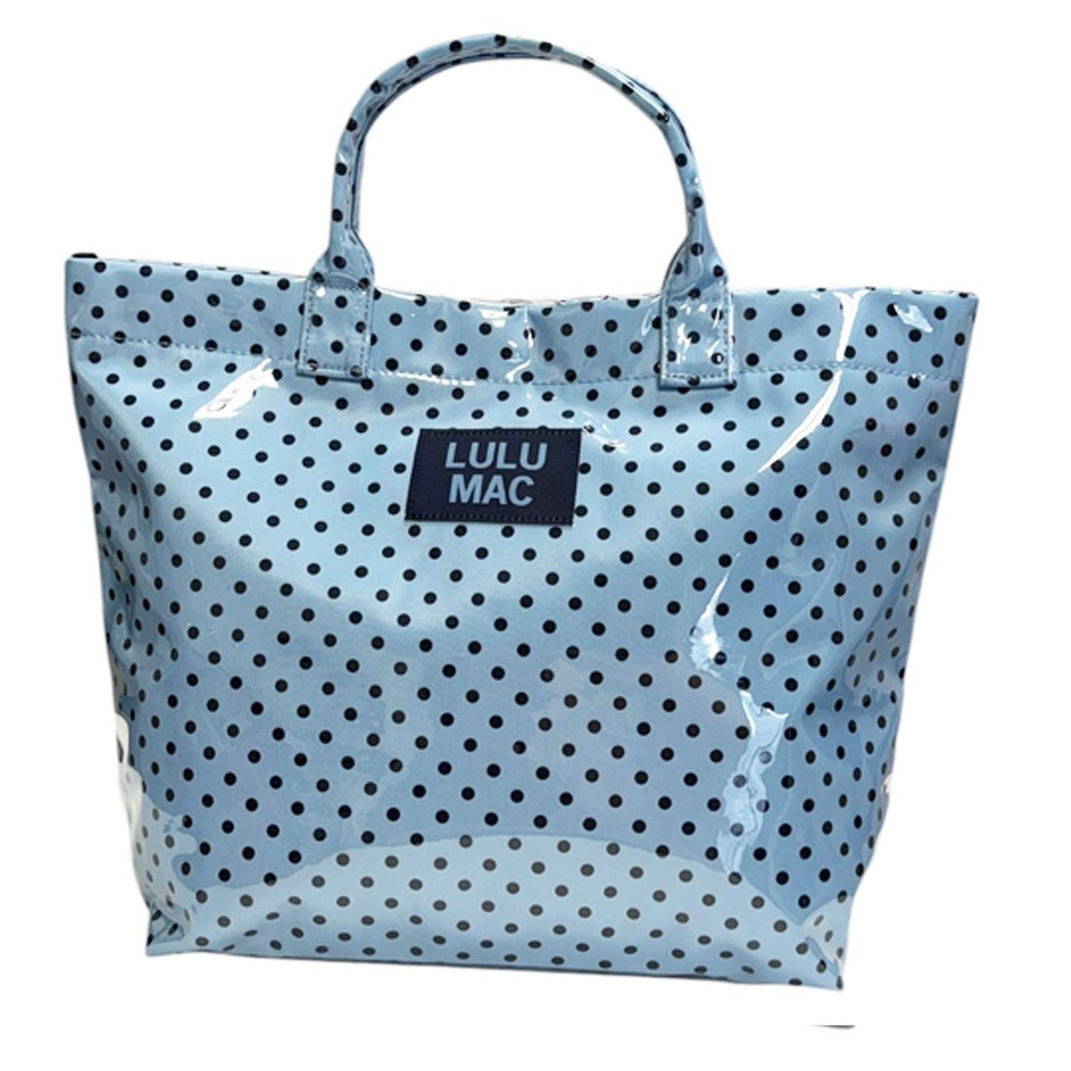 LM-BG-1003 Tote Bag Light Blue/Navy Dot - Adult & Kids T-Shirts, Sweatshirts & Hoodies apparel design preview 1