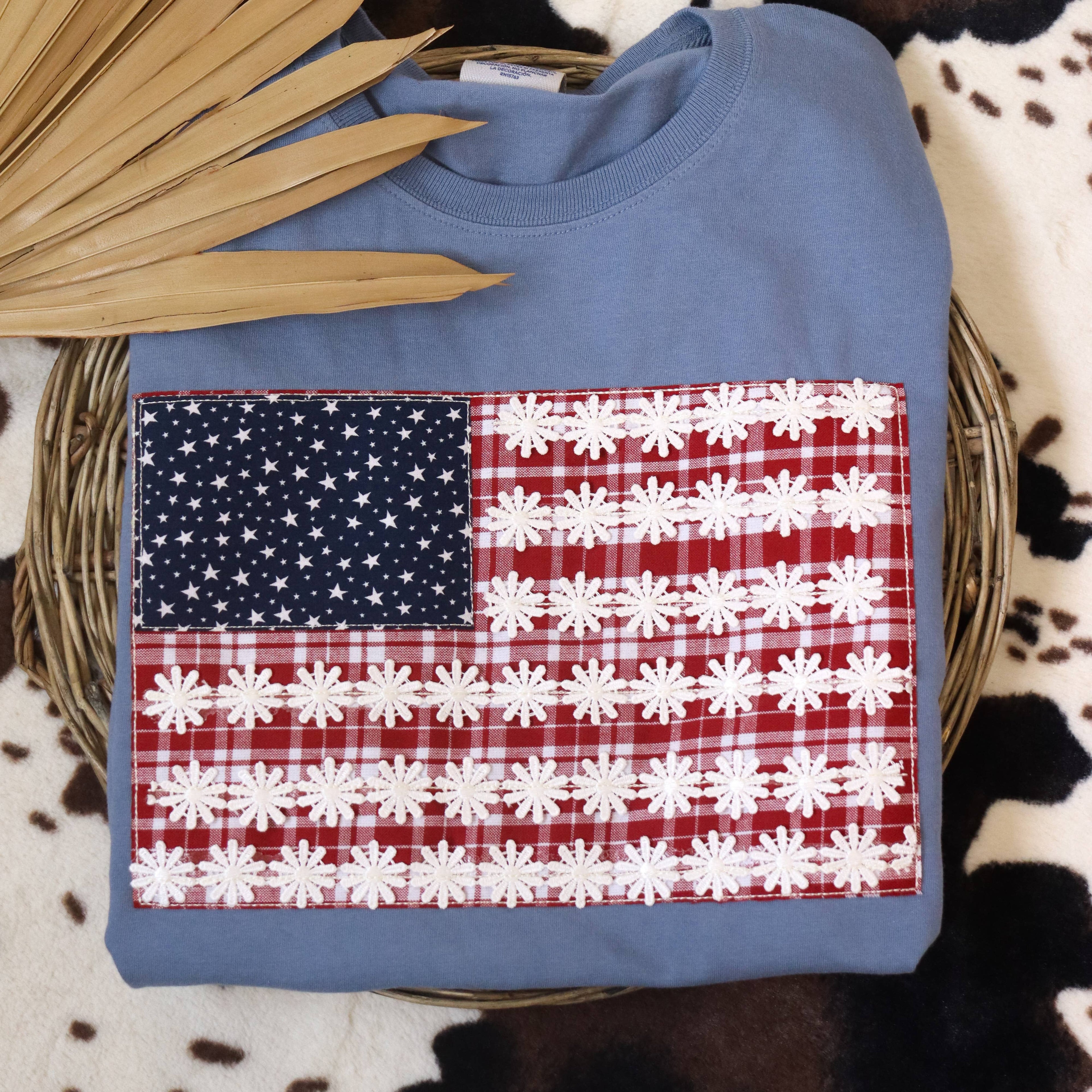 Flag America USA Patriotic 4th of July Short Sleeve - Adult & Kids T-Shirts, Sweatshirts & Hoodies apparel design preview 1