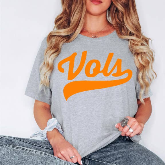 Tennessee Vols Athletic Gray - Adult & Kids T-Shirts, Sweatshirts & Hoodies apparel design preview 1