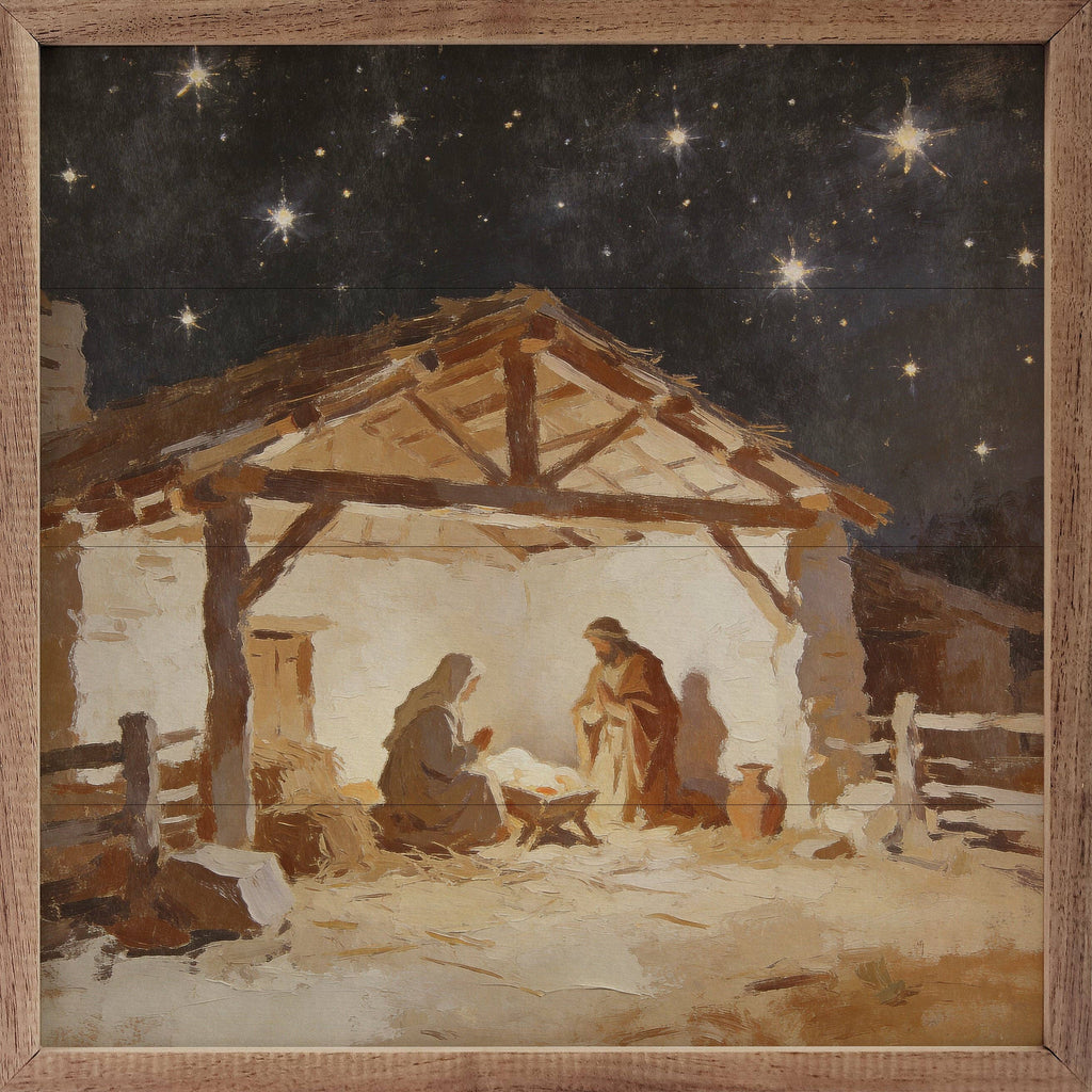 Bethlehem Under Stars - Adult & Kids T-Shirts, Sweatshirts & Hoodies apparel design preview 1