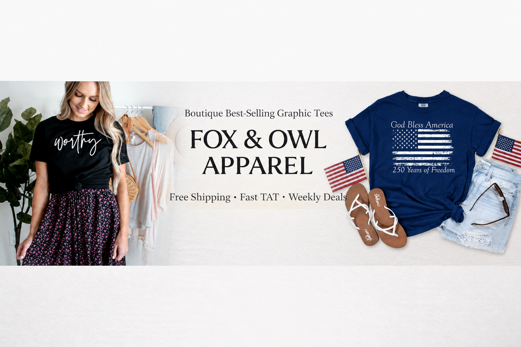 Fox and Owl Apparel - Adult & Kids T-Shirts, Sweatshirts & Hoodies apparel design preview 1