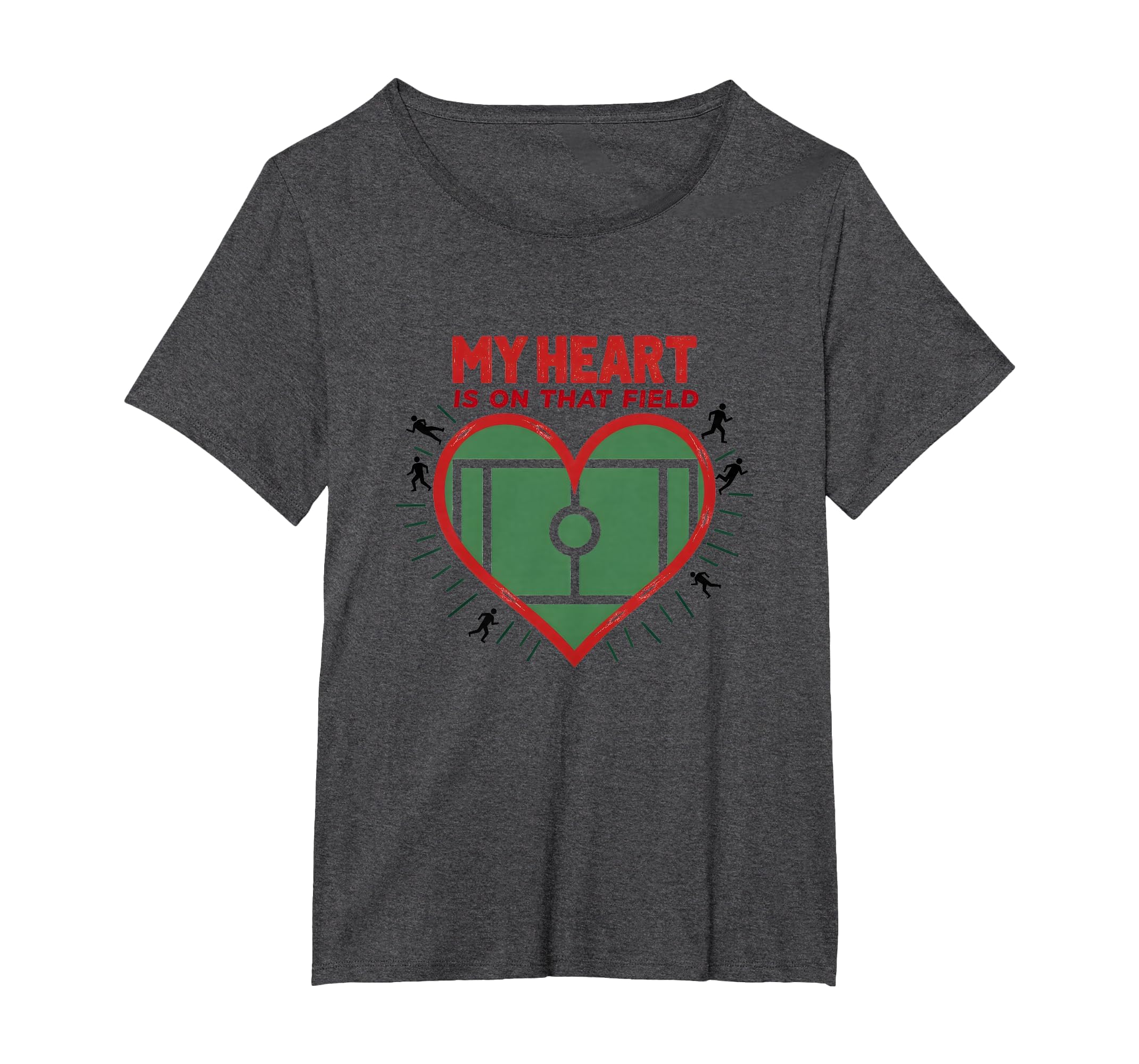 My Heart Is That Field Soccer Fan T-Shirt - Streetwear Style Unisex - T-Shirt, Sweatshirt, Hoodie