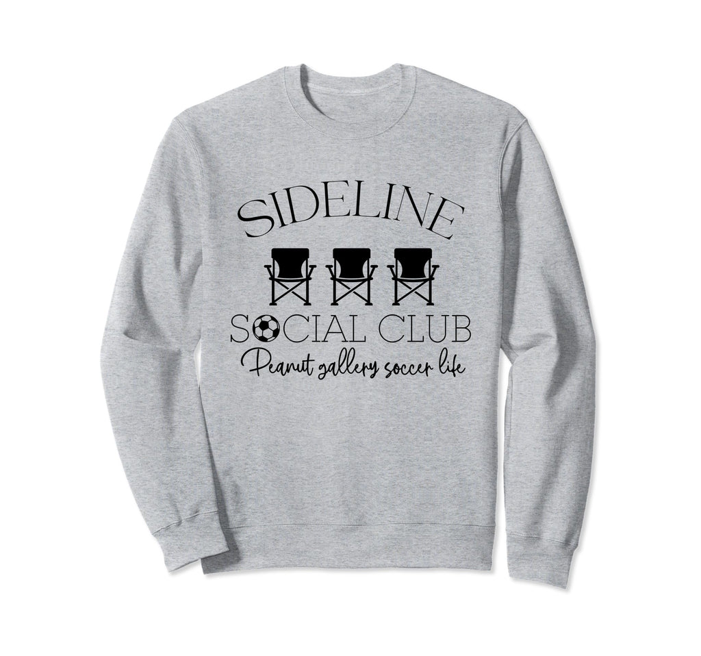 Sideline Social Club Peanut Sweatshirt - Fun Novelty Design for Adults - T-Shirt, Sweatshirt, Hoodie