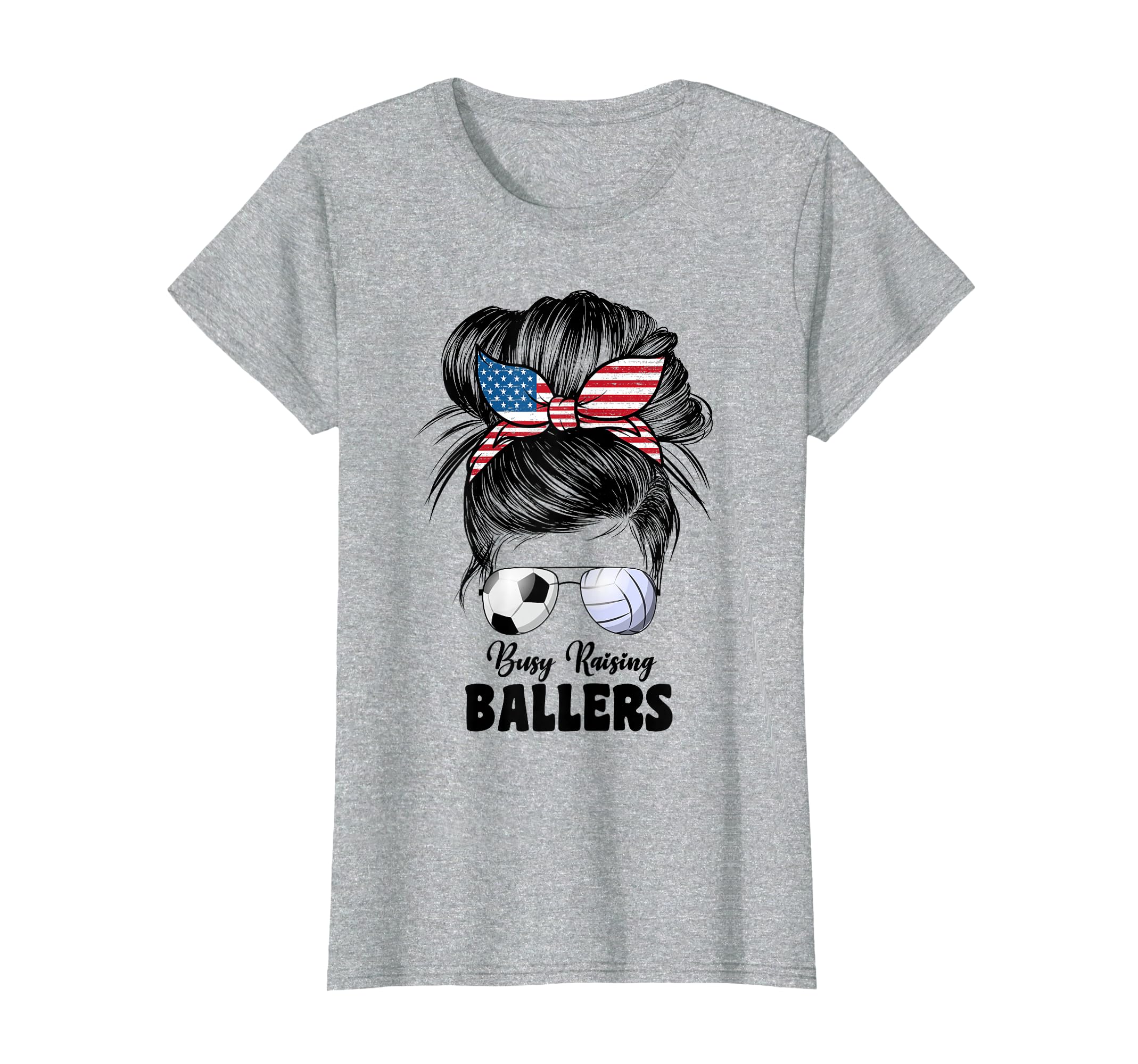 Busy Raising Ballers Volleyball T-Shirt - Fun Novelty Design for Adults - T-Shirt, Sweatshirt, Hoodie