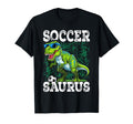 Soccer Saurus Dinosaur Goalkeeper T-Shirt - Unique Graphic for Adults - T-Shirt, Sweatshirt, Hoodie