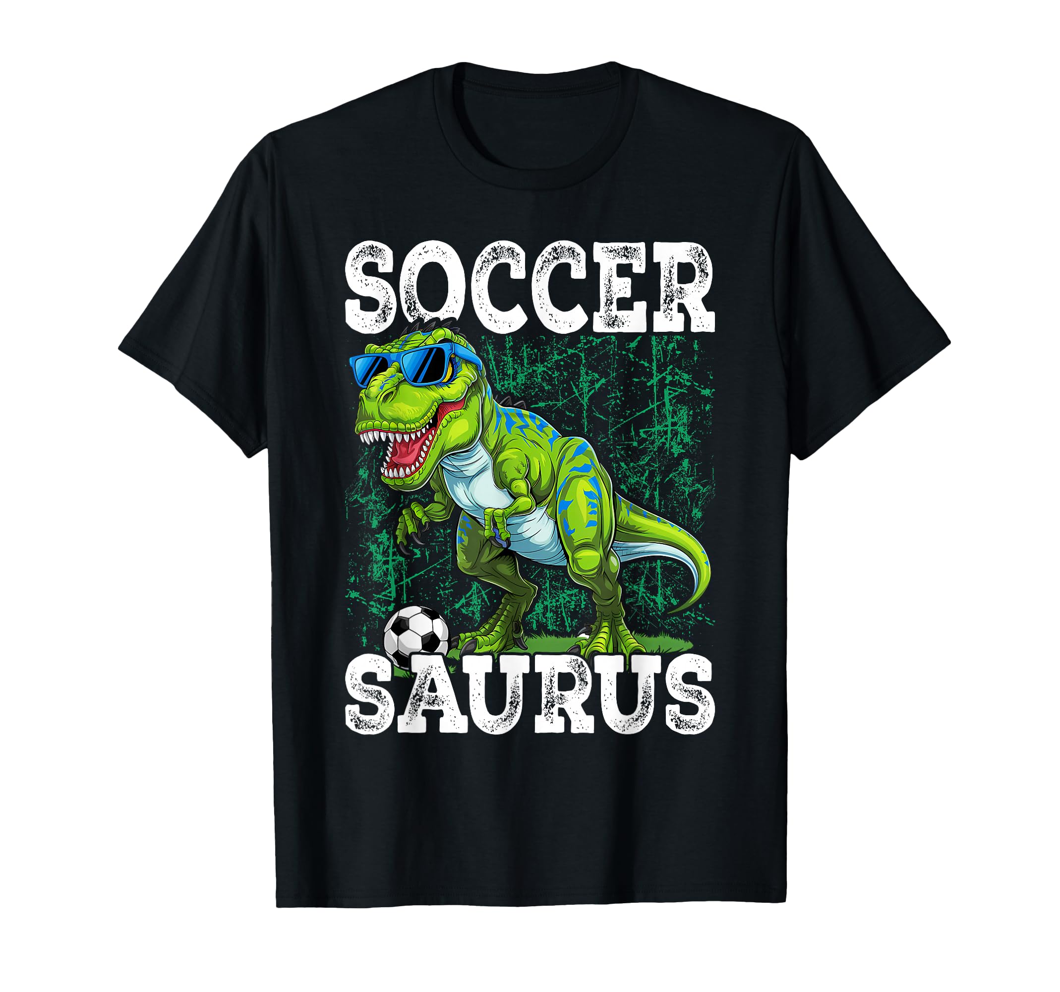 Soccer Saurus Dinosaur Goalkeeper T-Shirt - Unique Graphic for Adults - T-Shirt, Sweatshirt, Hoodie