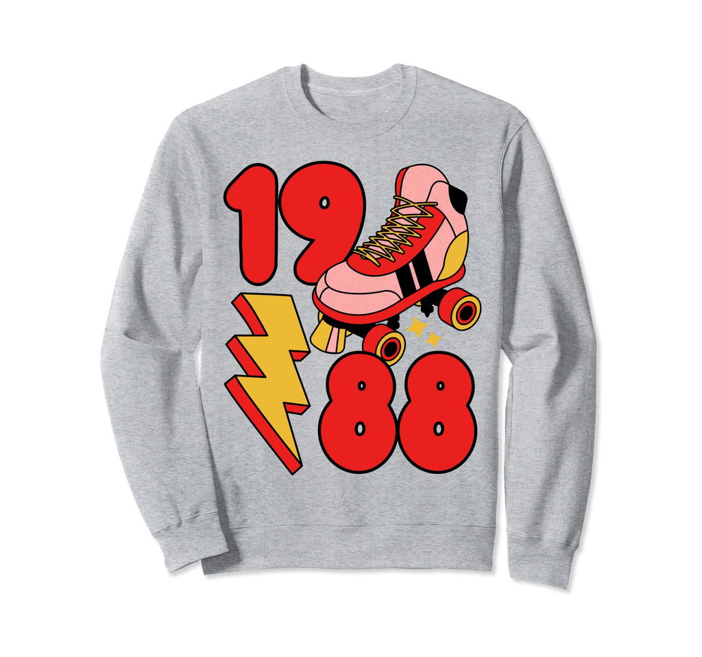 1988 Roller Skate 80S Nostalgia Sweatshirt - Custom Art Print for Adults - T-Shirt, Sweatshirt, Hoodie