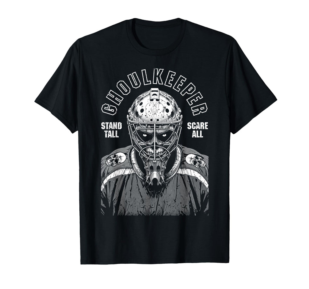 Ice Hockey Goalie Goalkeeper T-Shirt - Minimalist Print for Adults - T-Shirt, Sweatshirt, Hoodie