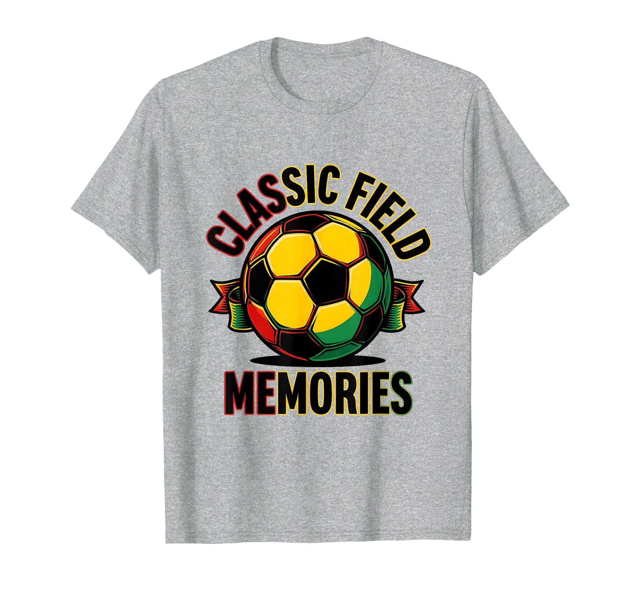 Soccer Ball Field Memories T-Shirt - Minimalist Print Men Women - T-Shirt, Sweatshirt, Hoodie