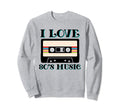 80S I Love Eighties Music Sweatshirt - Casual Everyday Wear Unisex - T-Shirt, Sweatshirt, Hoodie