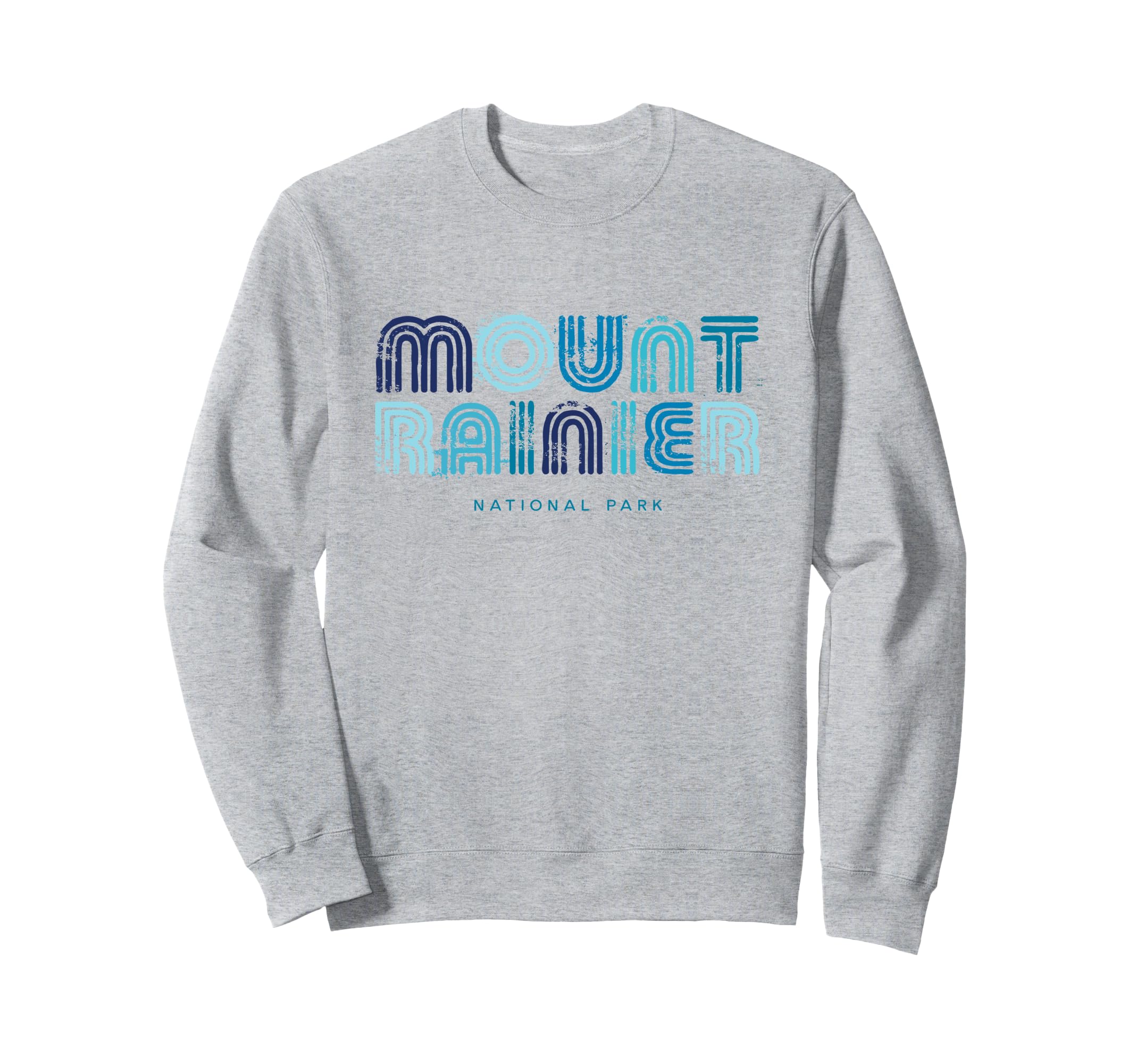 Mount Rainier National Park 70S Sweatshirt - Custom Art Print for Adults - T-Shirt, Sweatshirt, Hoodie