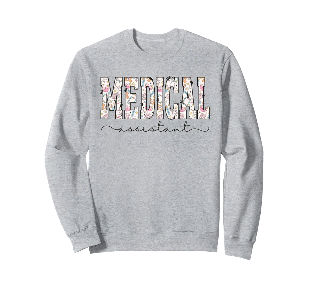 Medical Assistant Cma Work Group Sweatshirt - Graphic Print Unisex - T-Shirt, Sweatshirt, Hoodie
