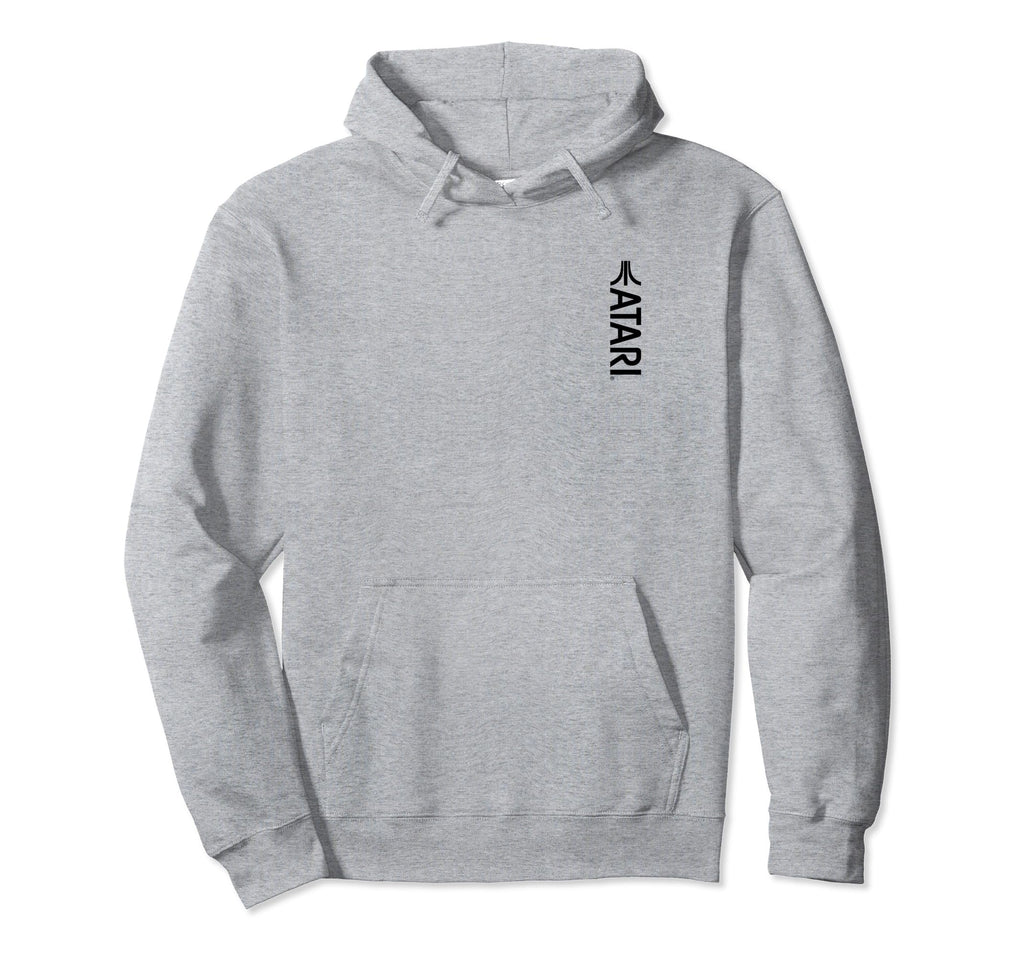 Atari Gaming Logo Black Arcade Fun Hoodie - Custom Art Print Men Women - T-Shirt, Sweatshirt, Hoodie