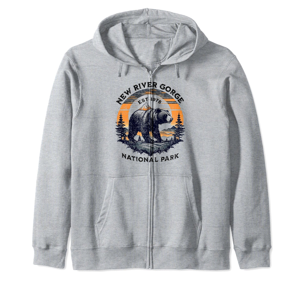 New River Gorge National Park West Sweatshirt - Trendy Graphic for Adults - T-Shirt, Sweatshirt, Hoodie