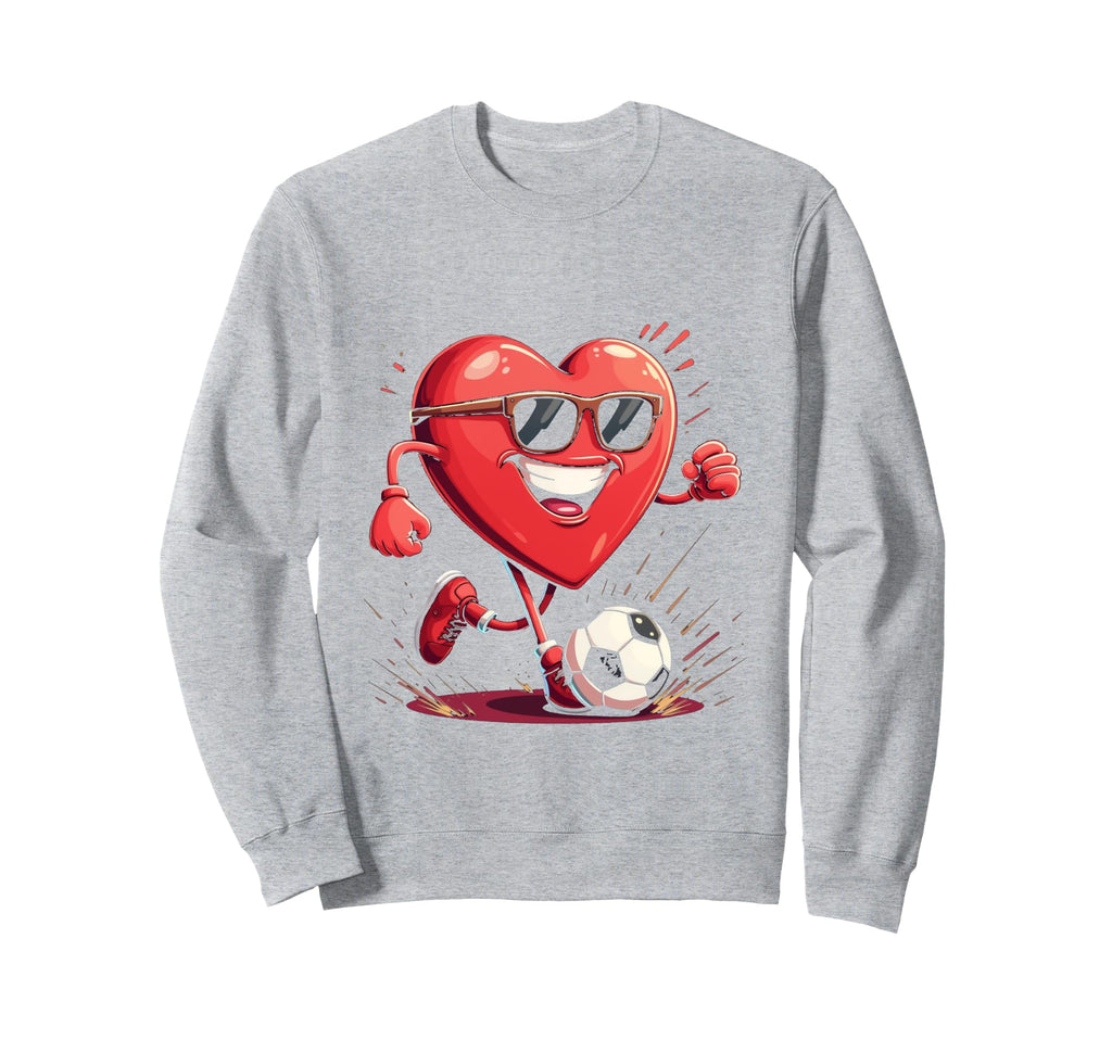 Heart Soccer Gift Hoodie - Casual Everyday Wear for Adults - T-Shirt, Sweatshirt, Hoodie
