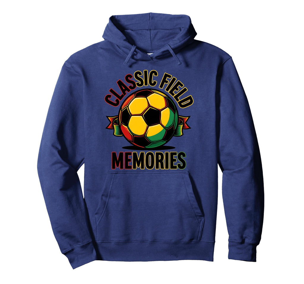 Soccer Ball Field Memories Hoodie - Unique Graphic for Adults - T-Shirt, Sweatshirt, Hoodie