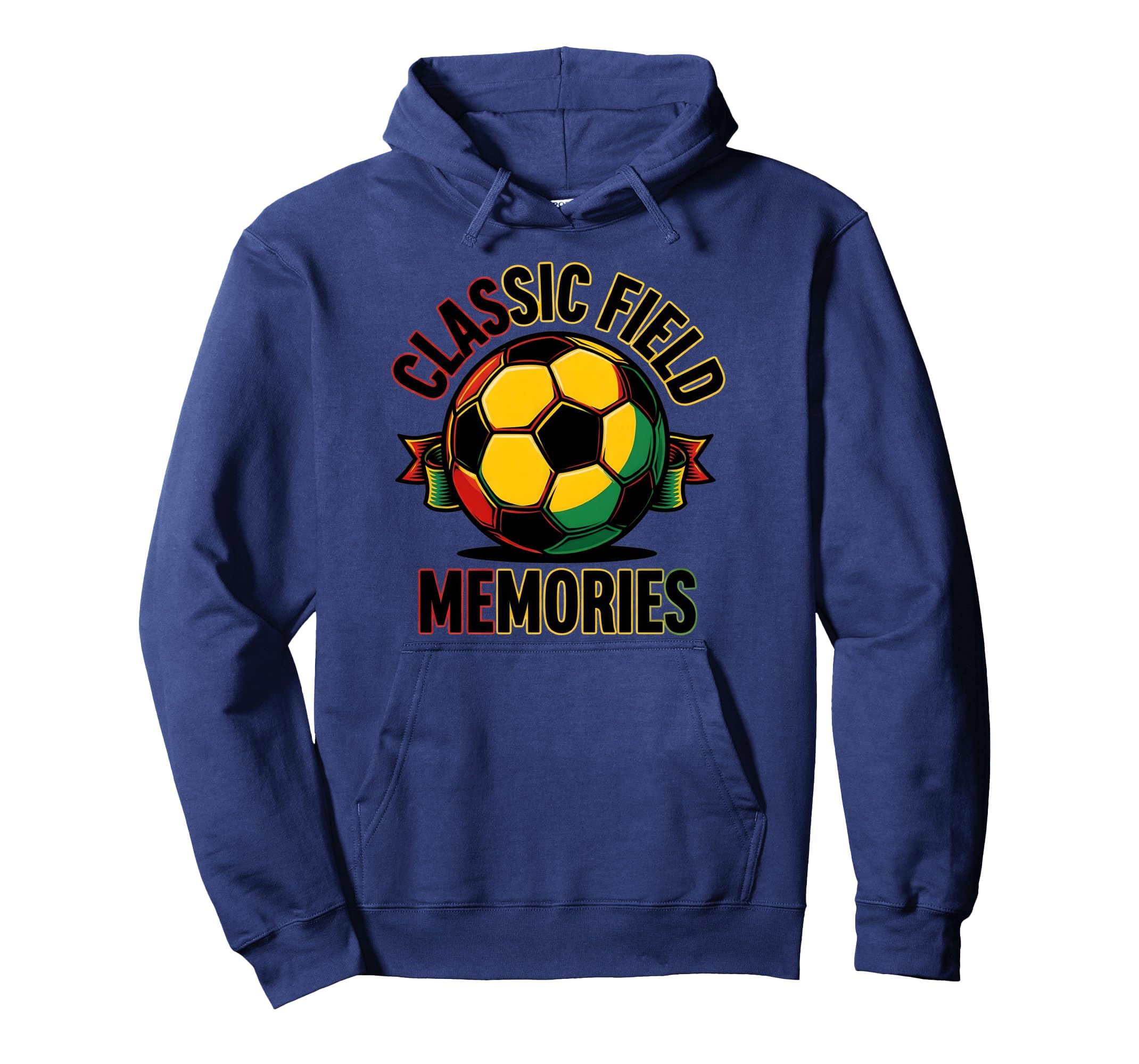 Soccer Ball Field Memories Hoodie - Unique Graphic for Adults - T-Shirt, Sweatshirt, Hoodie