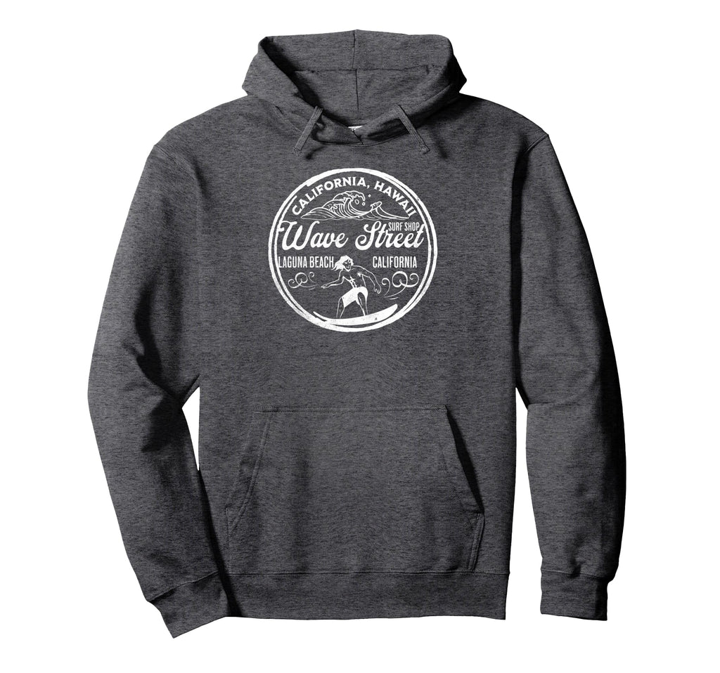 Wave Street Surf Shop Hoodie - Streetwear Style Unisex - T-Shirt, Sweatshirt, Hoodie