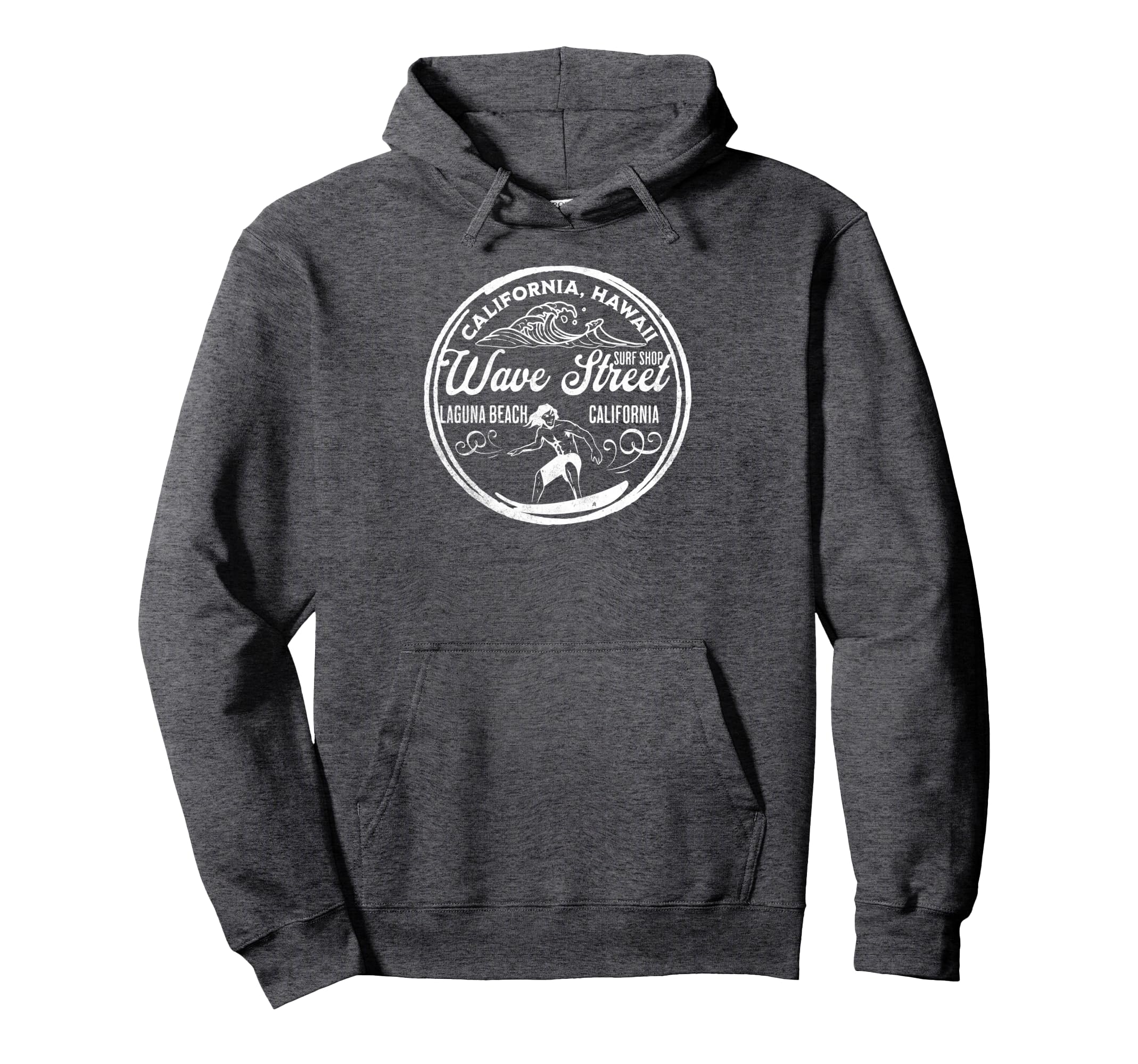 Wave Street Surf Shop Hoodie - Streetwear Style Unisex - T-Shirt, Sweatshirt, Hoodie