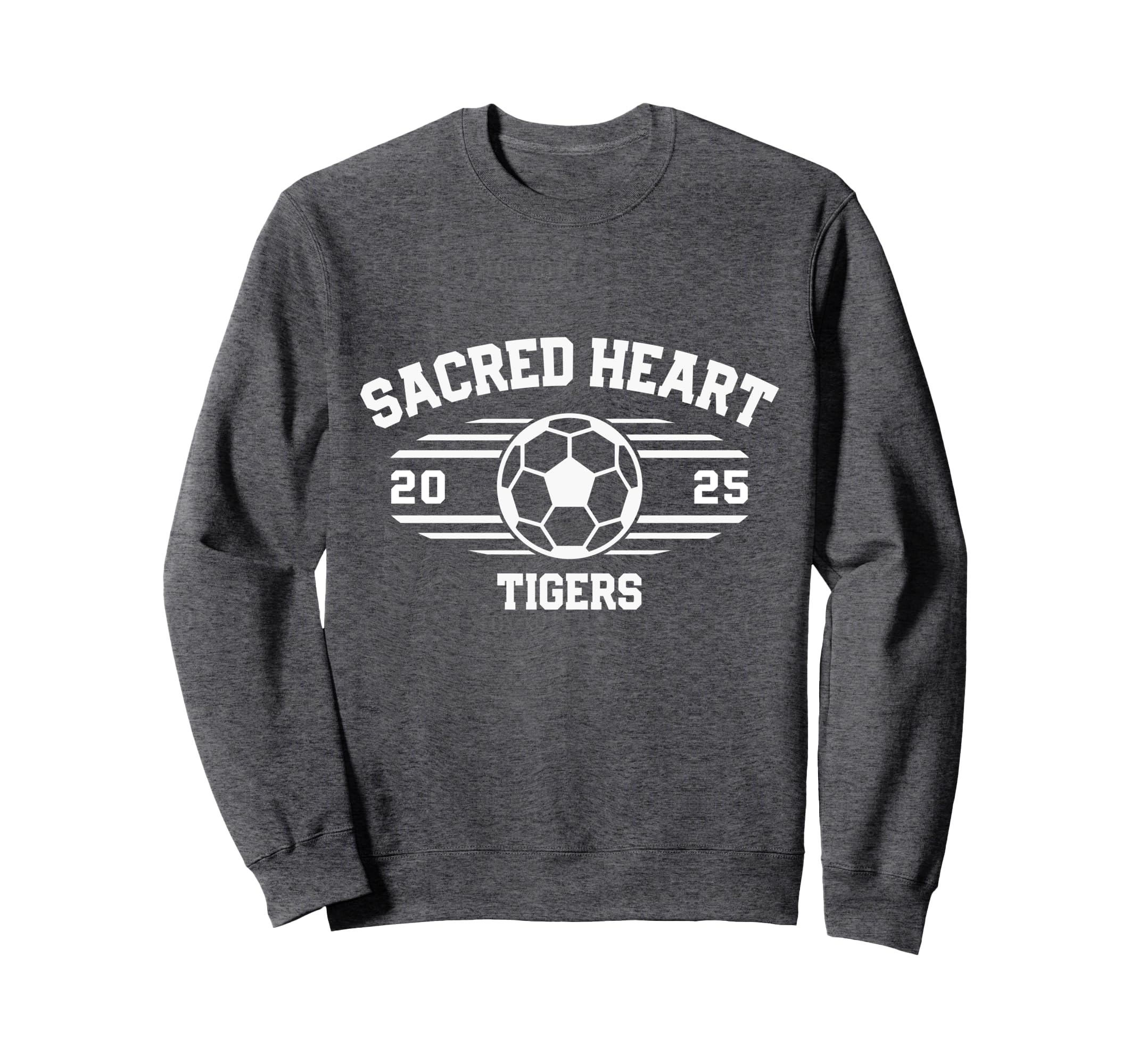 Sacred Heart Tigers Soccer Ball 2025 Sweatshirt - Unique Graphic Unisex - T-Shirt, Sweatshirt, Hoodie