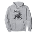 Sequoia National Park Bear California Hoodie - Fun Novelty Design Men Women - T-Shirt, Sweatshirt, Hoodie
