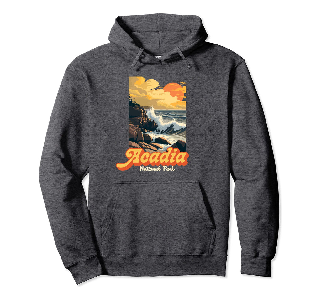 Acadia National Park Souvenir Maine Hoodie - Streetwear Style Unisex - T-Shirt, Sweatshirt, Hoodie