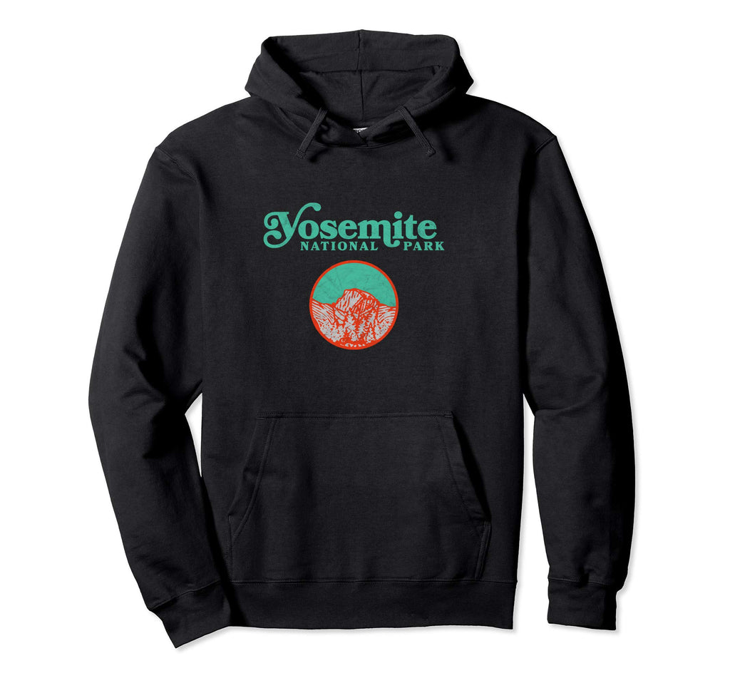 Yosemite National Park 80S Color Hoodie - Fun Novelty Design Men Women - T-Shirt, Sweatshirt, Hoodie