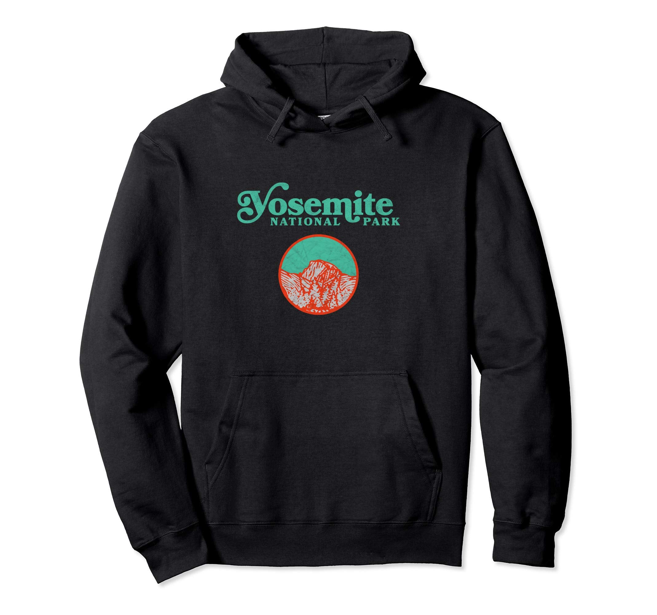 Yosemite National Park 80S Color Hoodie - Fun Novelty Design Men Women - T-Shirt, Sweatshirt, Hoodie