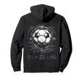 Soccer Patent Drawing Coach Football Hoodie - Novelty Apparel Men Women - T-Shirt, Sweatshirt, Hoodie