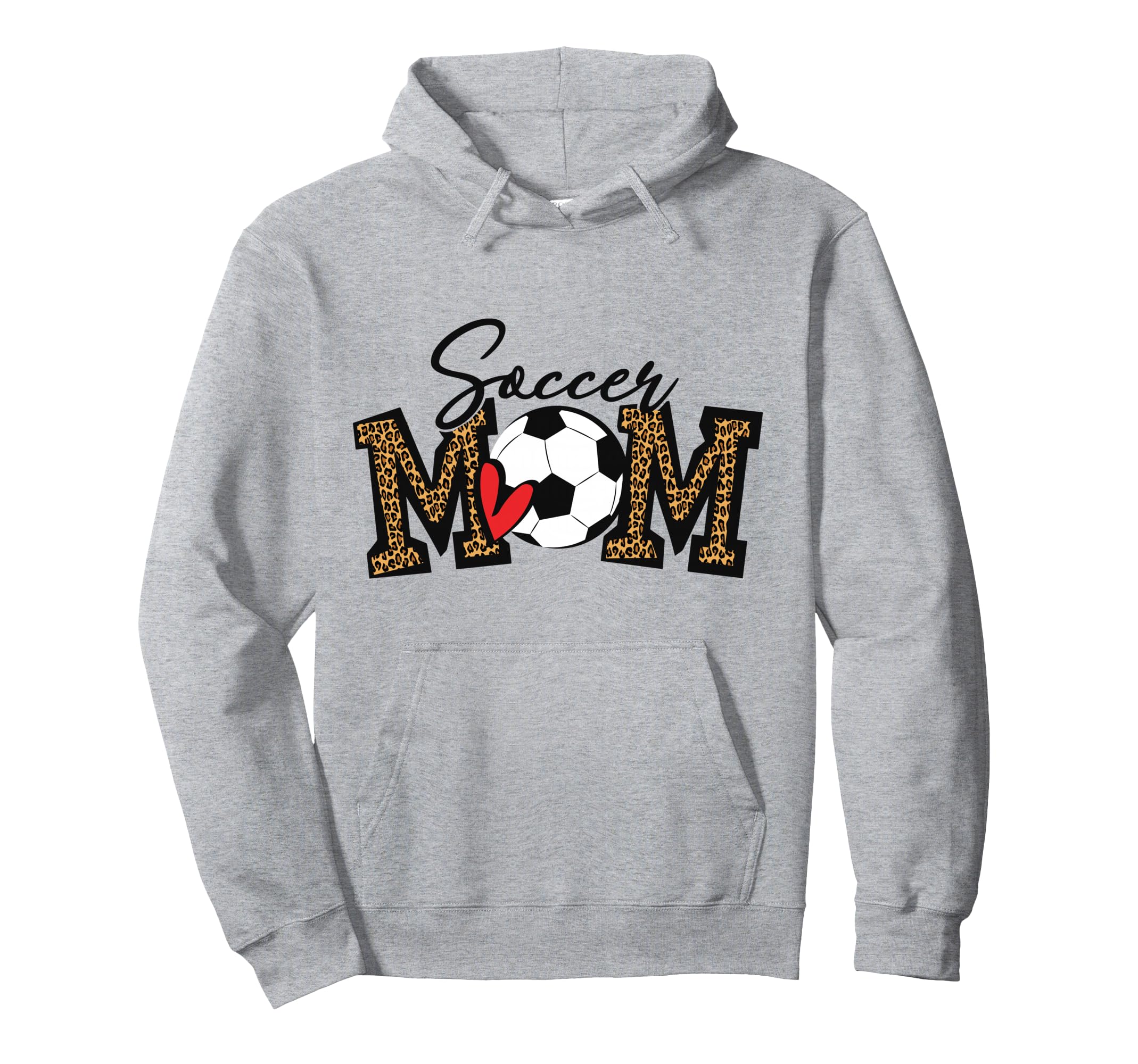 Soccer Mom Leopard Funny Soccer Mom Hoodie - Streetwear Style for Adults - T-Shirt, Sweatshirt, Hoodie