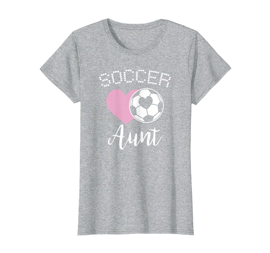 Soccer Aunt Love Heart Auntie Niece T-Shirt - Trendy Graphic Men Women - T-Shirt, Sweatshirt, Hoodie