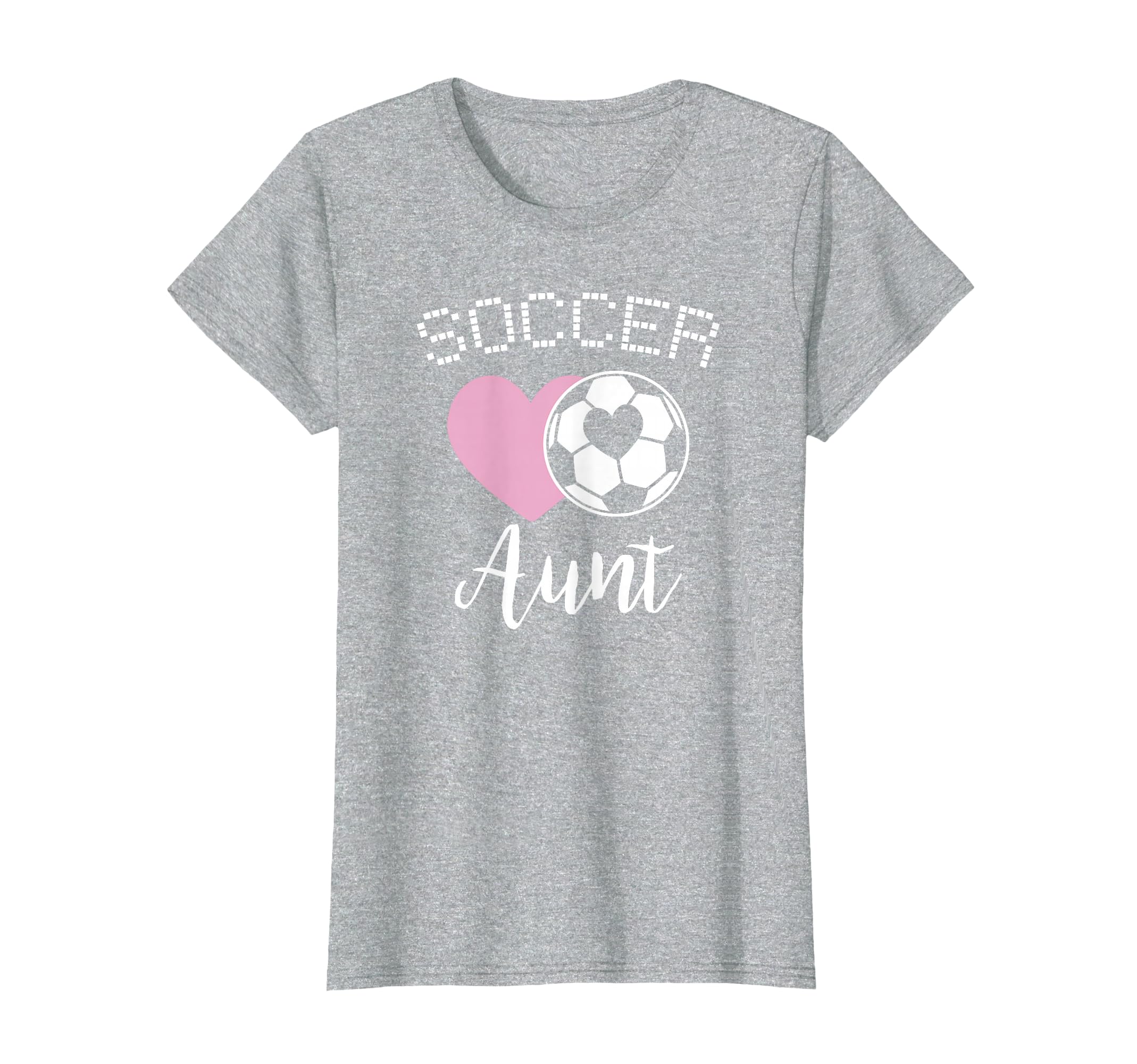 Soccer Aunt Love Heart Auntie Niece T-Shirt - Trendy Graphic Men Women - T-Shirt, Sweatshirt, Hoodie