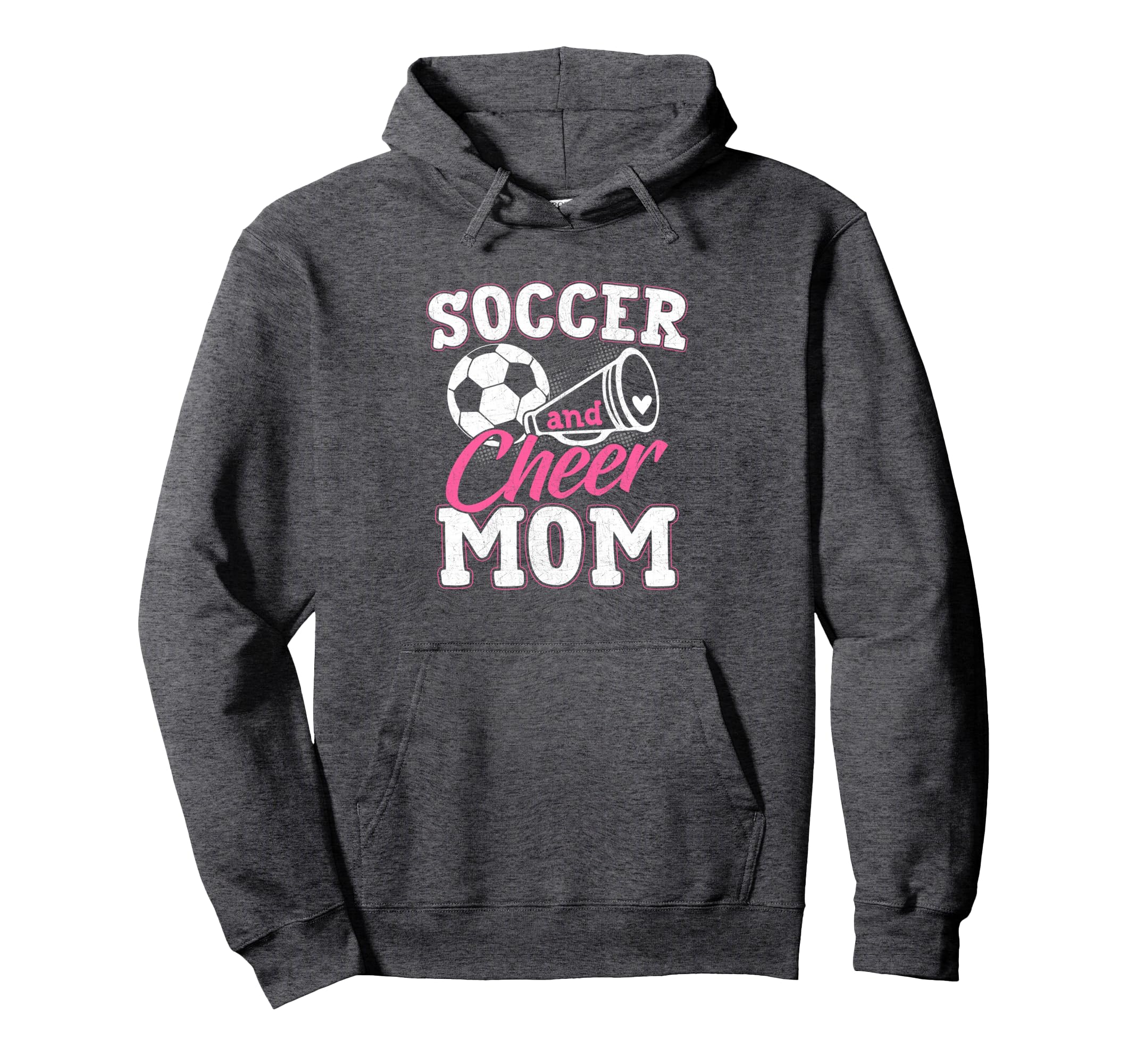Funny Cheerleading Mom Soccer And Hoodie - Novelty Apparel for Adults - T-Shirt, Sweatshirt, Hoodie