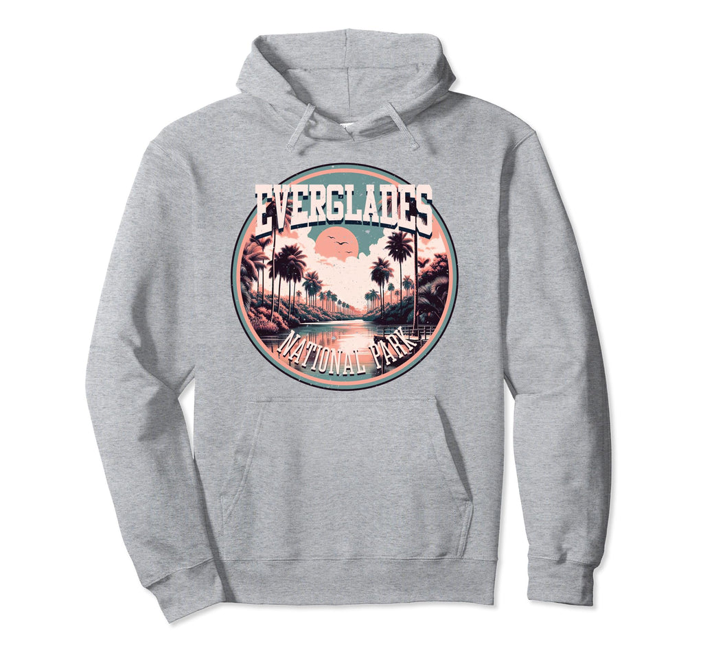 Everglades National Park Round Hoodie - Unique Graphic Unisex - T-Shirt, Sweatshirt, Hoodie