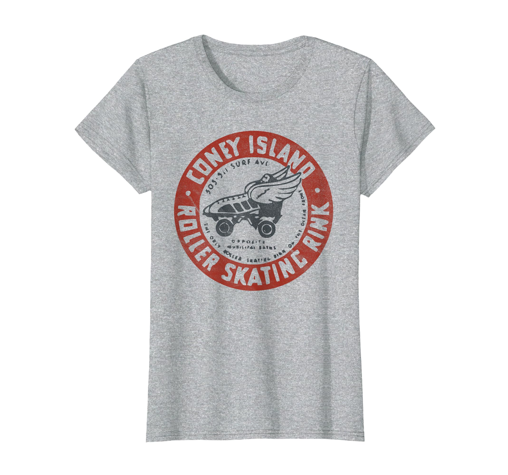 Roller Skating Rink Coney Island Brooklyn T-Shirt - Unique Graphic Unisex - T-Shirt, Sweatshirt, Hoodie