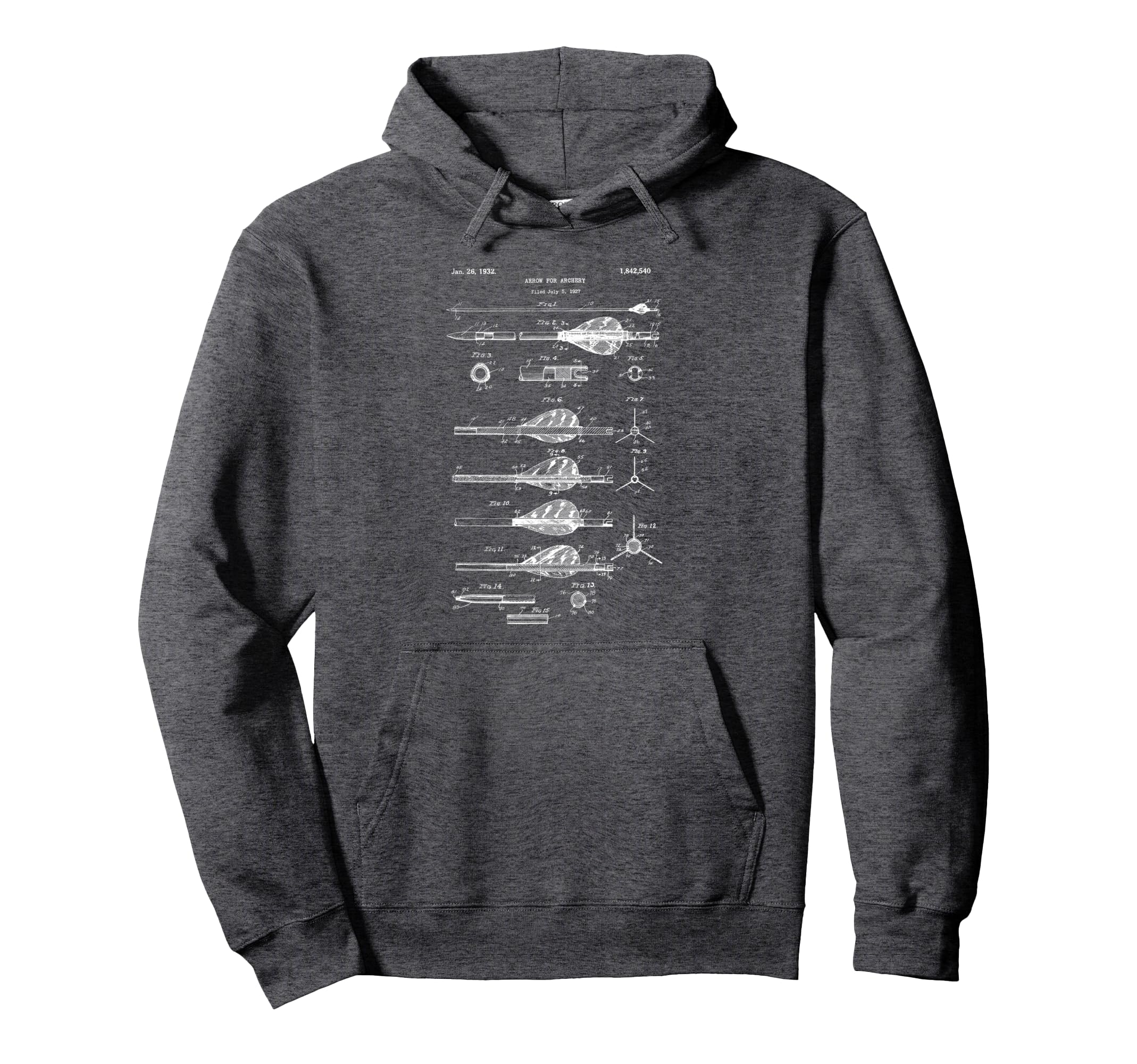 Archery Arrows Compound Bow Hoodie - Custom Art Print for Adults - T-Shirt, Sweatshirt, Hoodie