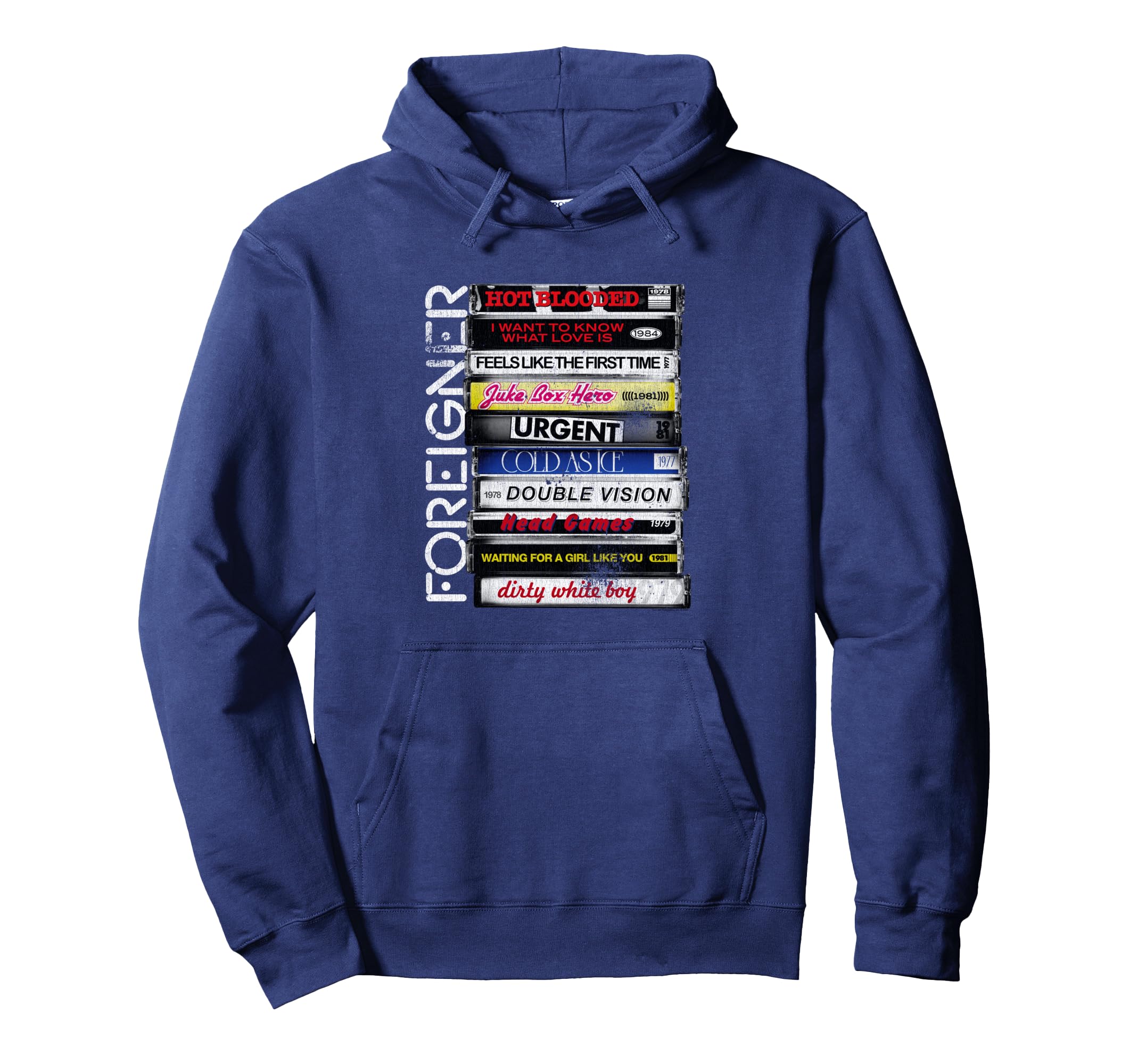Foreigner Hit Songs 80S Rock Band Hoodie - Custom Art Print Unisex - T-Shirt, Sweatshirt, Hoodie
