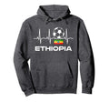 Ethiopia Soccer Jersey Ethiopian Football Hoodie - Minimalist Print Unisex - T-Shirt, Sweatshirt, Hoodie
