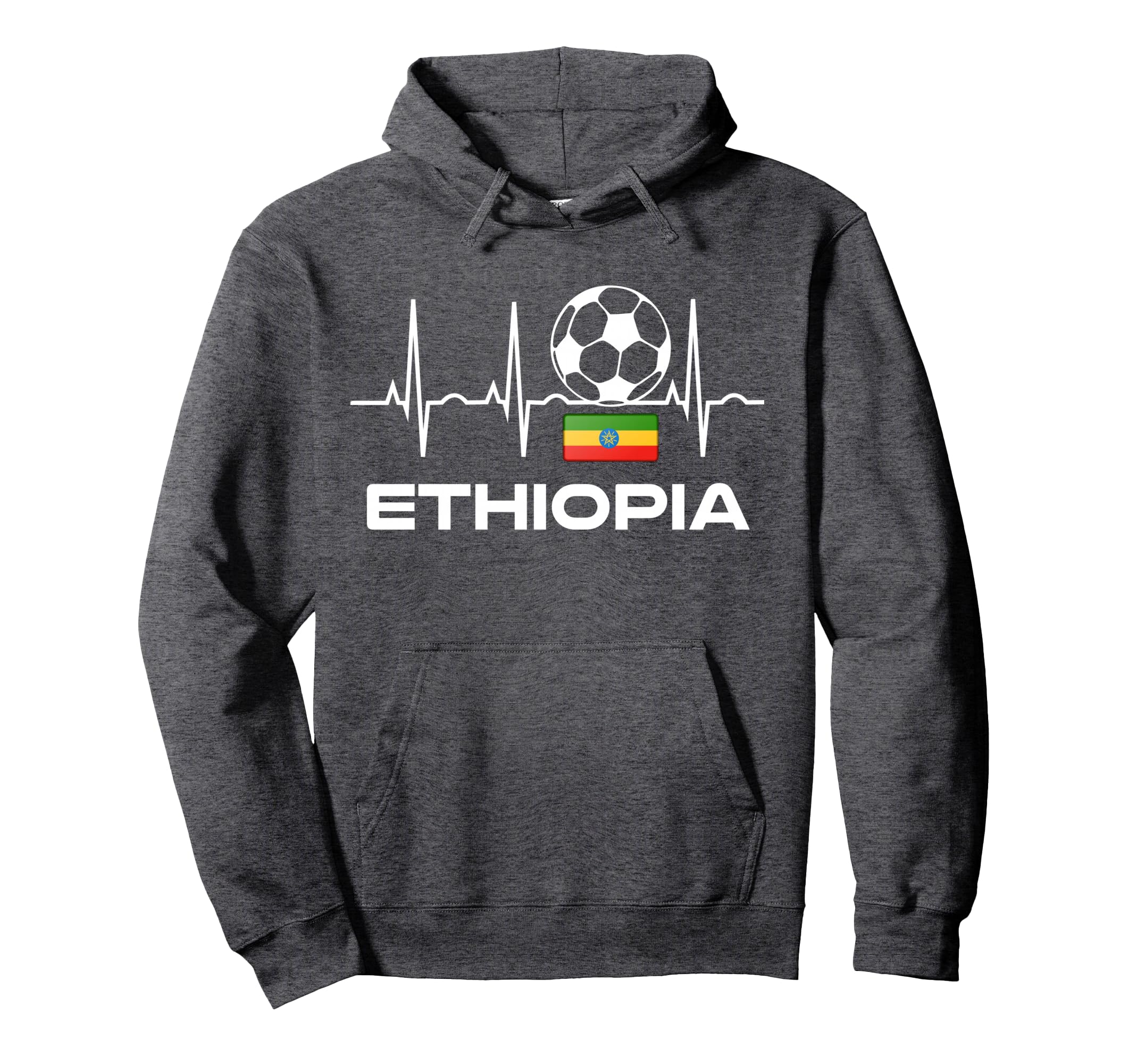 Ethiopia Soccer Jersey Ethiopian Hoodie - Trendy Graphic for Adults - T-Shirt, Sweatshirt, Hoodie