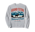 Grand Teton National Park Mountain Sweatshirt - Streetwear Style Men Women - T-Shirt, Sweatshirt, Hoodie