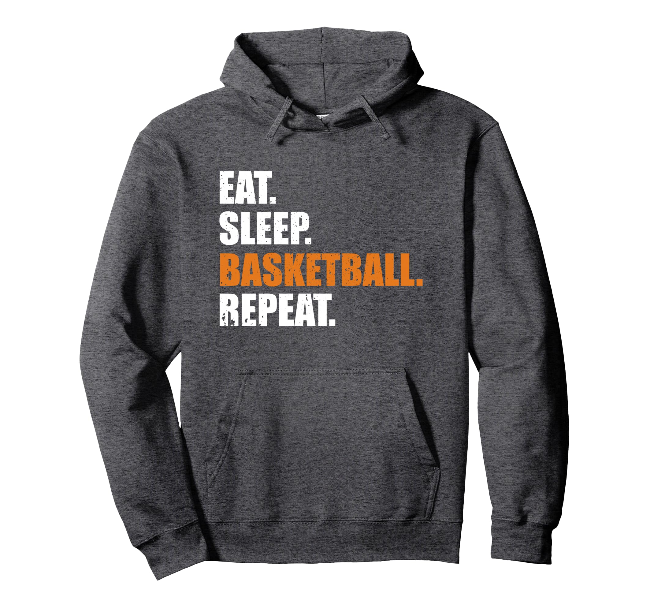 Eat Sleep Basketball Repeat Hoodie - Graphic Print for Adults - T-Shirt, Sweatshirt, Hoodie