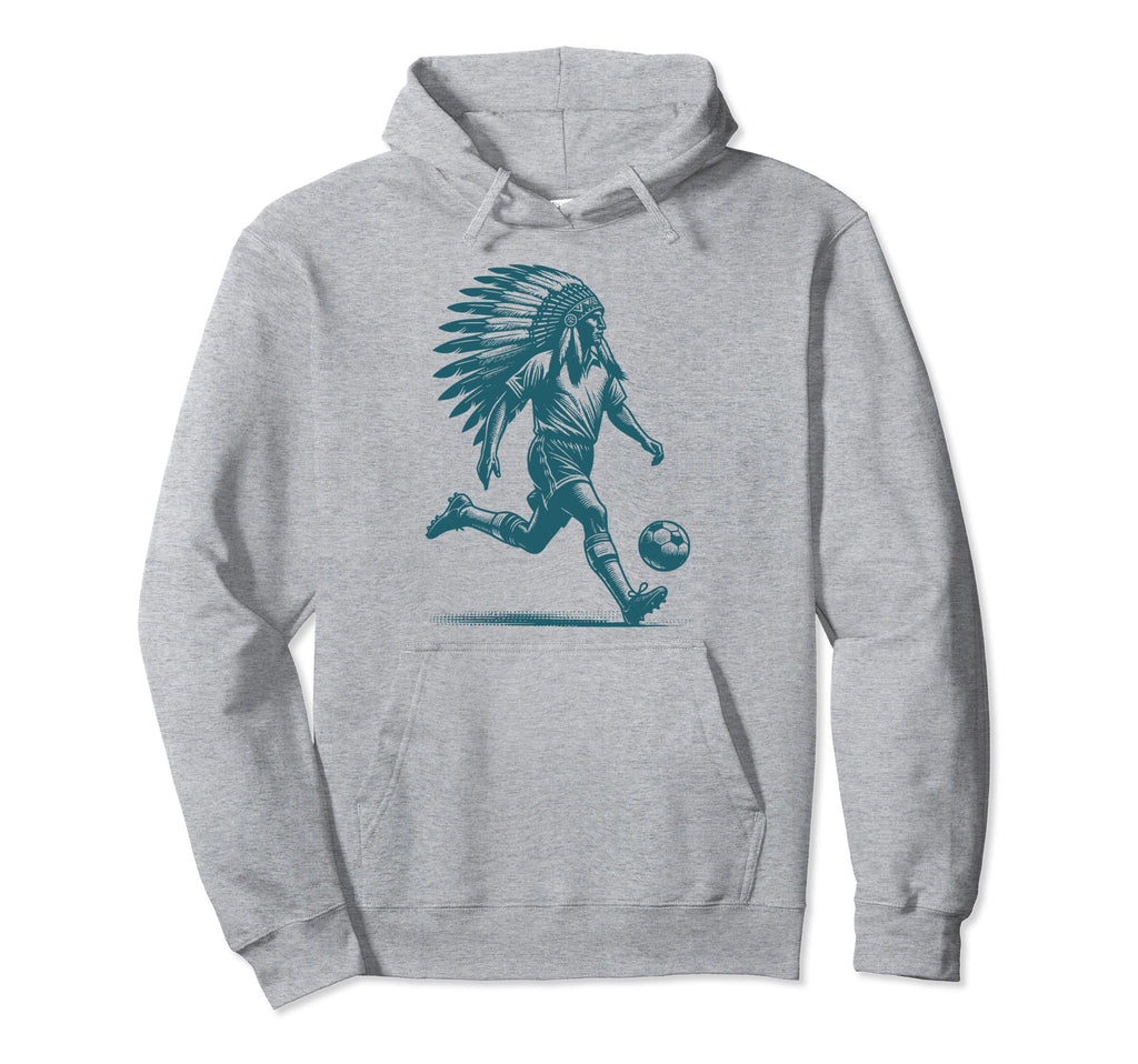 Funny Native American Player Soccer Lover Hoodie - Streetwear Style Unisex - T-Shirt, Sweatshirt, Hoodie