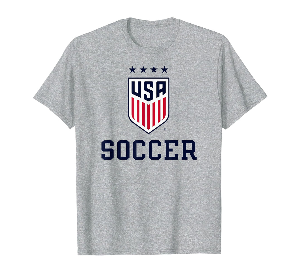 United States Soccer Icon Gray Uswnt T-Shirt - Graphic Print for Adults - T-Shirt, Sweatshirt, Hoodie