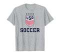 United States Soccer Icon Gray Uswnt T-Shirt - Graphic Print for Adults - T-Shirt, Sweatshirt, Hoodie